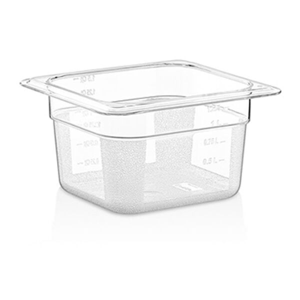 GastroPlast Polikarbon GN 1/6 100 mm Gastronom Küvet - GNP16100