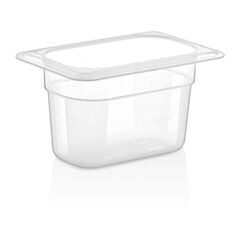 GastroPlast GN 1/9-100 mm Gastronom Küvet, Polikarbon - GNP19100