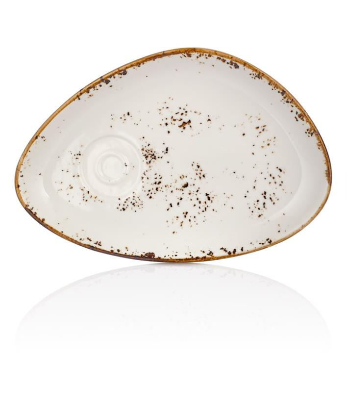 By Bone Porselen Harmony Elegance Zest Çay Sunum Tabağı 25x17 cm 6'lı