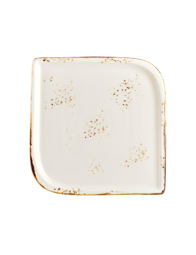 By Bone Porselen Harmony Harmony Elegance Arel Kare Tabak 27,5x27,5 cm 6'lı
