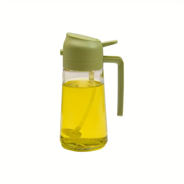 Çift Kullanımlı Cam Sprey Yağdanlık 450 ml