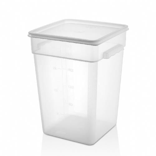 GastroPlast GSPP-22 Polipropilen Kare Saklama Kabı, 20.8 L