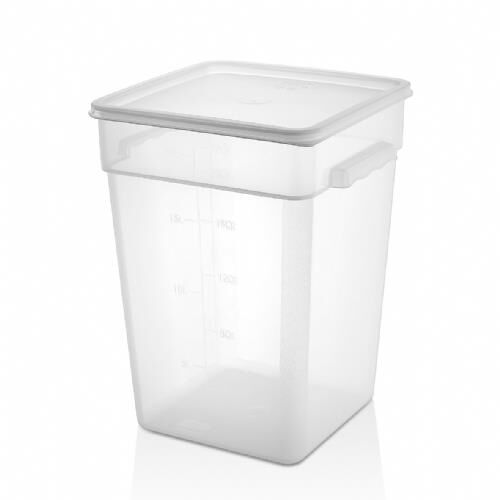 GastroPlast GSPP-22 Polipropilen Kare Saklama Kabı, 20.8 L