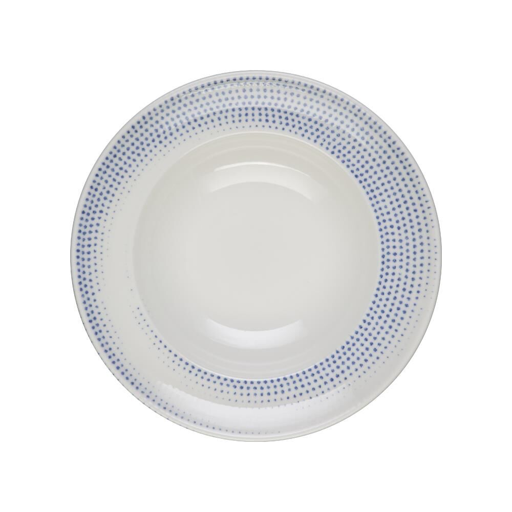 ID Fine Harmony Blue Miro Çukur Tabak 28 cm 6'lı