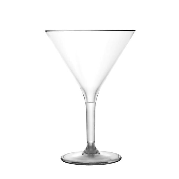 Rubikap PM.M28 Premium Polikarbon Martini Bardağı 280 ml, 6 Adet