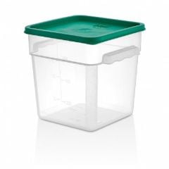 GastroPlast GSP-8 Polikarbon Kare Saklama Kabı, 7.6 L