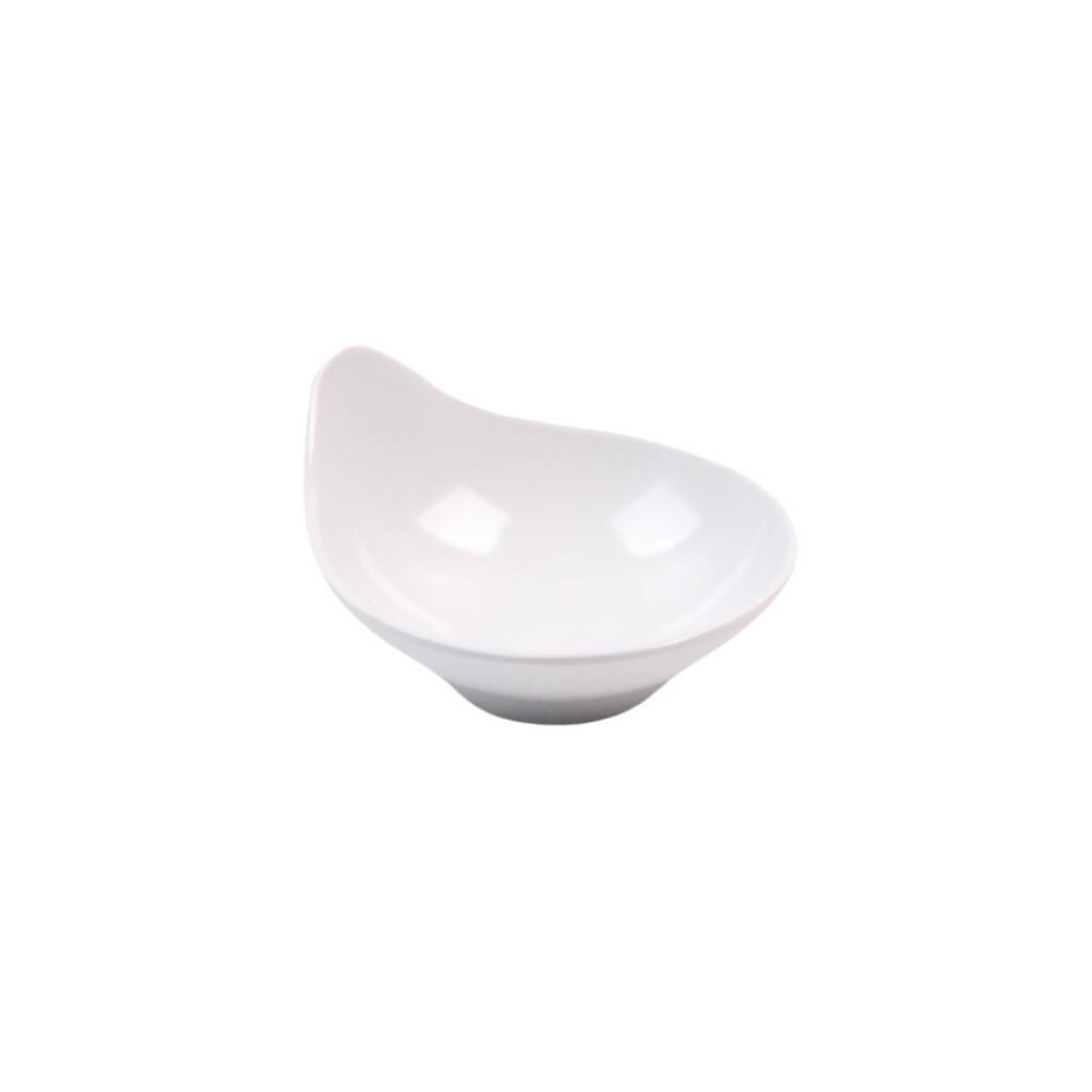 Globy Açık Büfe Damla Sunum Kase Beyaz 10,4x9x5 cm 6'lı