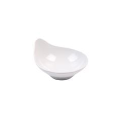 Globy Açık Büfe Damla Sunum Kase Beyaz 10,4x9x5 cm
