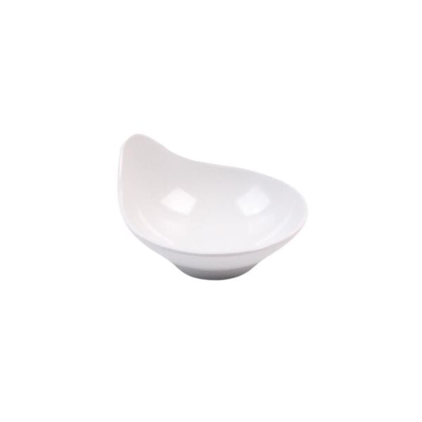 Globy Açık Büfe Damla Sunum Kase Beyaz 10,4x9x5 cm 6'lı