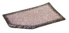 Globy Granit Efektli Açıkbüfe Sunum Teşhir Tabağı 33,6x21 cm