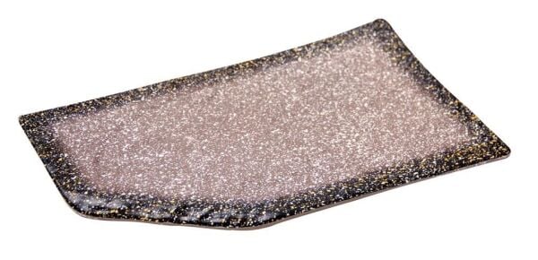 Globy Granit Efektli Açıkbüfe Sunum Teşhir Tabağı 38,5x24 cm