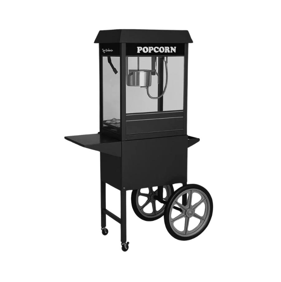 By Kitchen DPMSA Siyah Arabalı Popcorn Makinesi