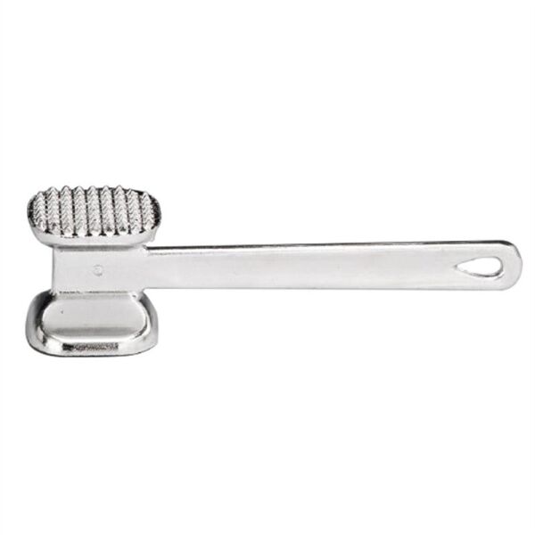 Zicco 98852 İki Taraflı Dişli Çelik Et Döveceği