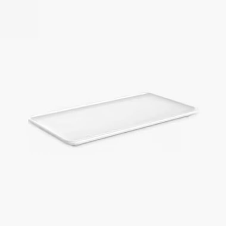 Külsan Luna GN 1/3 Krem Beyaz Servis Tabağı 17,6×32,5 cm