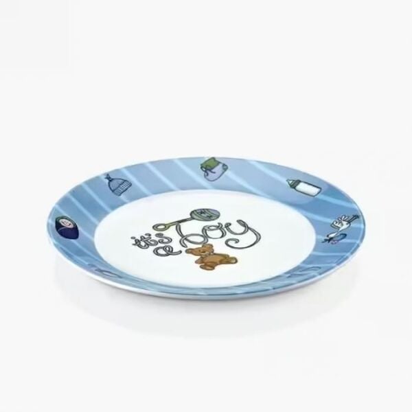 Külsan 3120BM.PW Thermoset Bebek Tabağı Mavi 20 cm