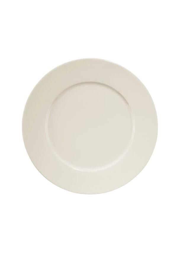 Kütahya Porselen Bone Pera Otel 25 cm Düz Tabak 12'li
