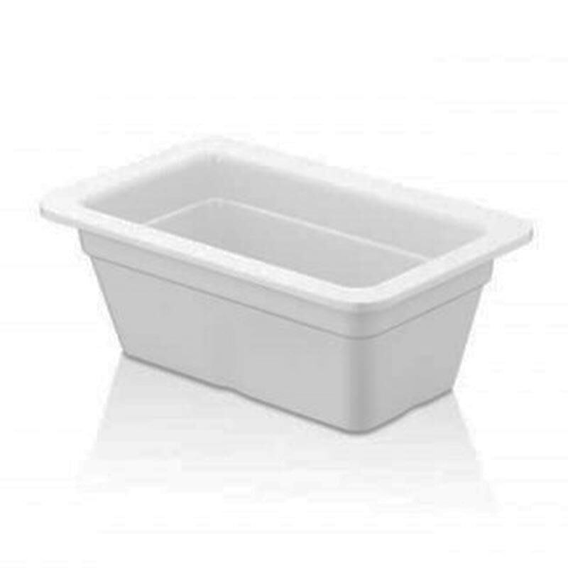 Külsan Thermoset Gastronom Küvet, GN 1/4 100, 26.5X16.2X10 cm Beyaz