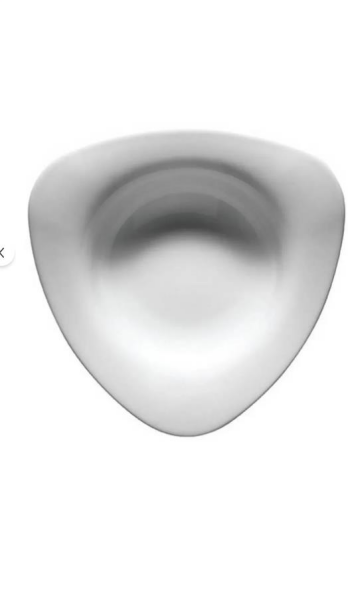 Kütahya Porselen Bone Sufi Dekorsuz Kase 25 cm 6'lı