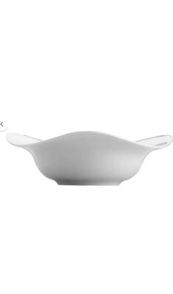Kütahya Porselen Bone Sufi Dekorsuz Kase 25 cm 6'lı