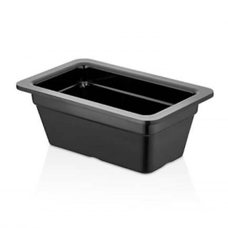Külsan Thermoset Gastronom Küvet, GN 1/4 100, 26.5X16.2X10 cm Siyah
