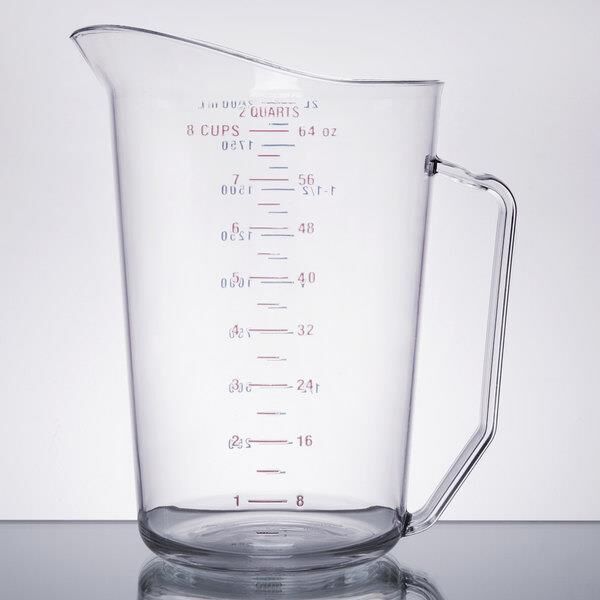 Cambro Camwear Ölçü Kabı, Polikarbon, 2 Litre