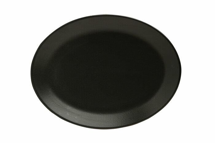 Porland Porselen Seasons Siyah Kayık Tabak 31cm