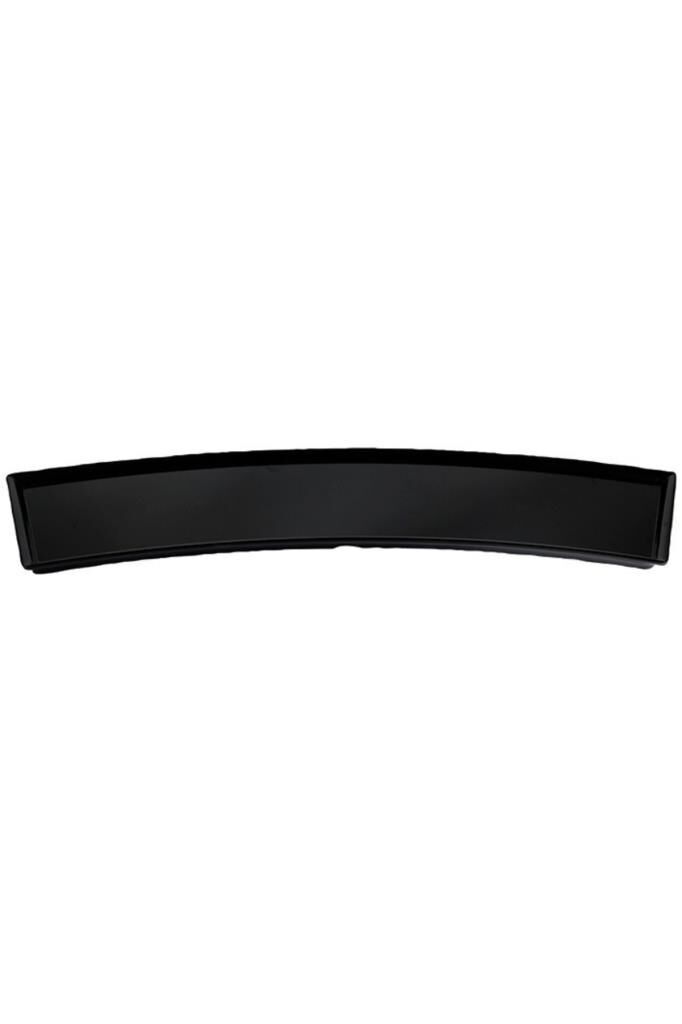 Globy Açık Büfe Melamin Yay Tabak Siyah 68x16x2 cm