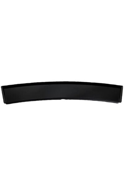 Globy Açık Büfe Melamin Yay Tabak Siyah 68x16x2 cm