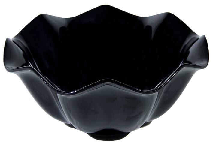 Globy Manolya Kase Melamin Siyah 28 cm