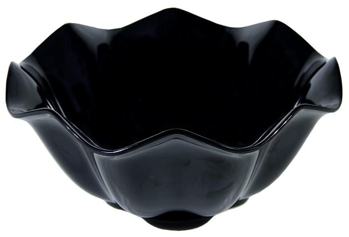 Globy Manolya Kase Melamin Siyah 28 cm