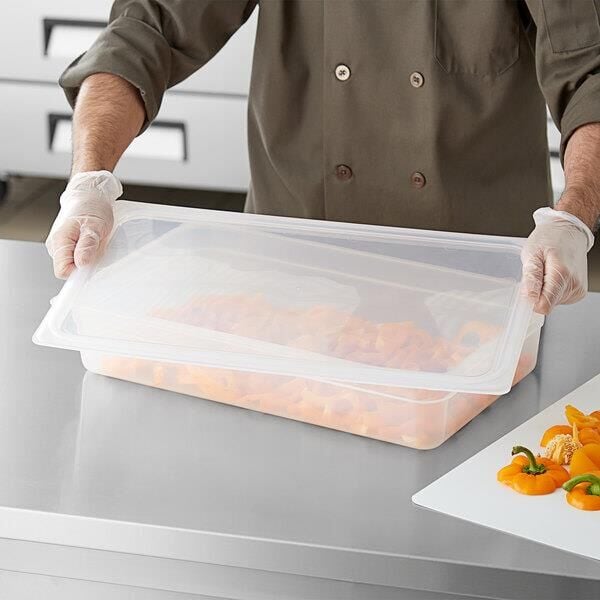 Cambro Polipropilen Gastronom Mühürlü Kapak GN 1/1 53x32 cm, Hava Aldırmaz