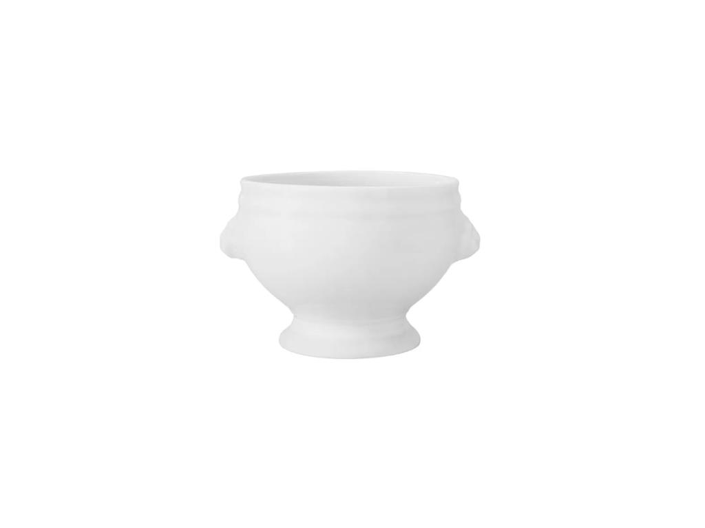 Porland Aslan Başlıklı Beyaz Kase 11 cm 6'lı