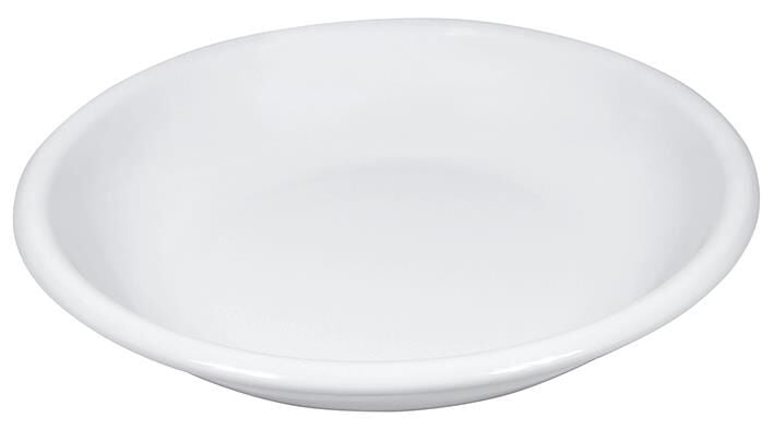 Globy Açık Büfe Melamin Derin Kase Yuvarlak Beyaz 36 cm