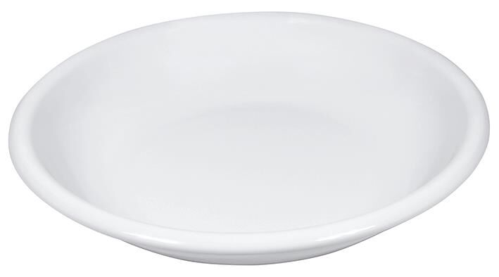 Globy Açık Büfe Melamin Derin Kase Yuvarlak Beyaz 36 cm