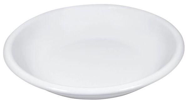 Globy Açık Büfe Melamin Derin Kase Yuvarlak Beyaz 36 cm