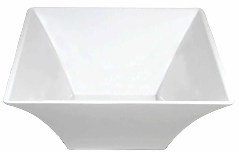 Globy Açık Büfe Kare Kase Beyaz 31x31x13 cm