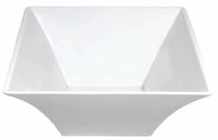Globy Açık Büfe Kare Kase Beyaz 31x31x13 cm