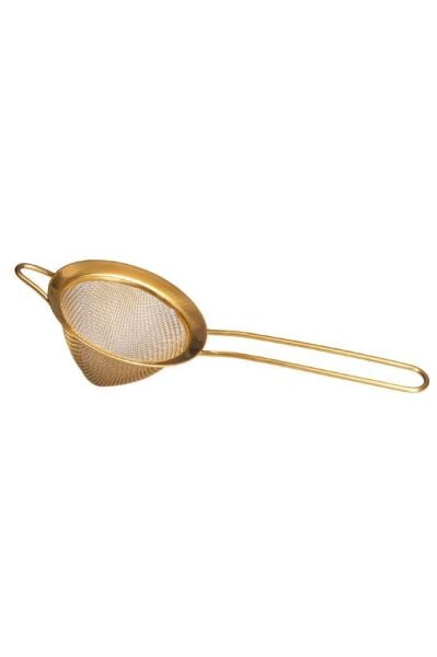 Biradlı Bar Süzgeçi 8 Cm Altın