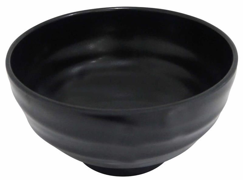 Globy Açık Büfe Yuvarlak Kase Siyah 19 cm