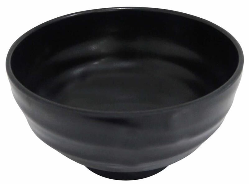 Globy Açık Büfe Yuvarlak Kase Siyah 19 cm