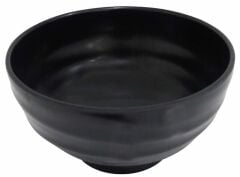 Globy Açık Büfe Yuvarlak Kase Siyah 19 cm
