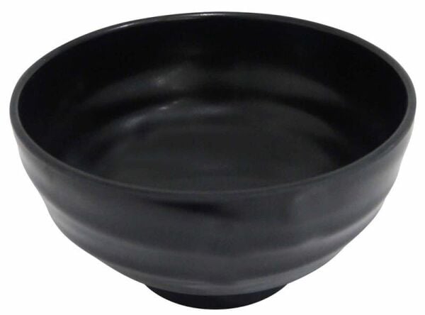 Globy Açık Büfe Yuvarlak Kase Siyah 19 cm