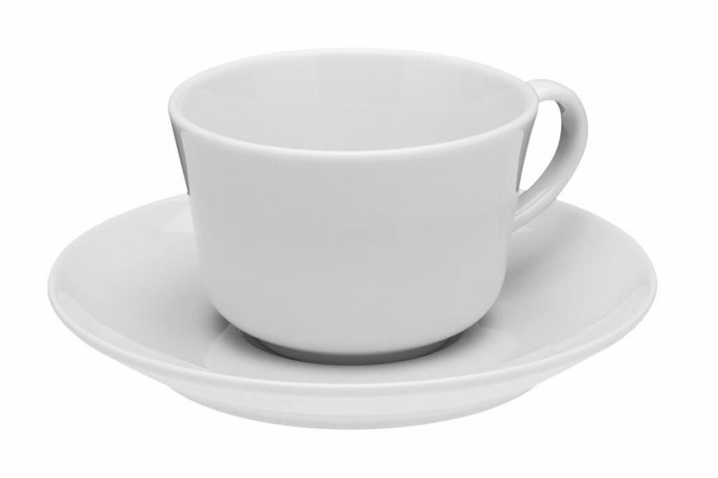 Porland Luna Beyaz Çay Fincan Tabağı 14cm 6 Adet