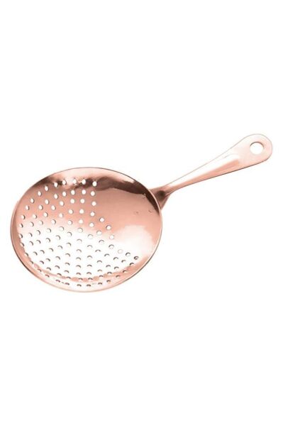 Biradlı Kokteyl Süzgeç Bakır 17 cm 1 Adet