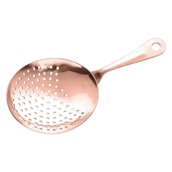 Biradlı Kokteyl Süzgeç Bakır 17 cm 1 Adet