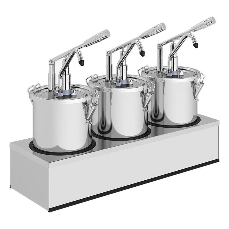 KD-001 Sos Pompası Üçlü Paslanmaz 4,5 L