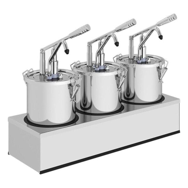 KD-001 Sos Pompası Üçlü Paslanmaz 4,5 L