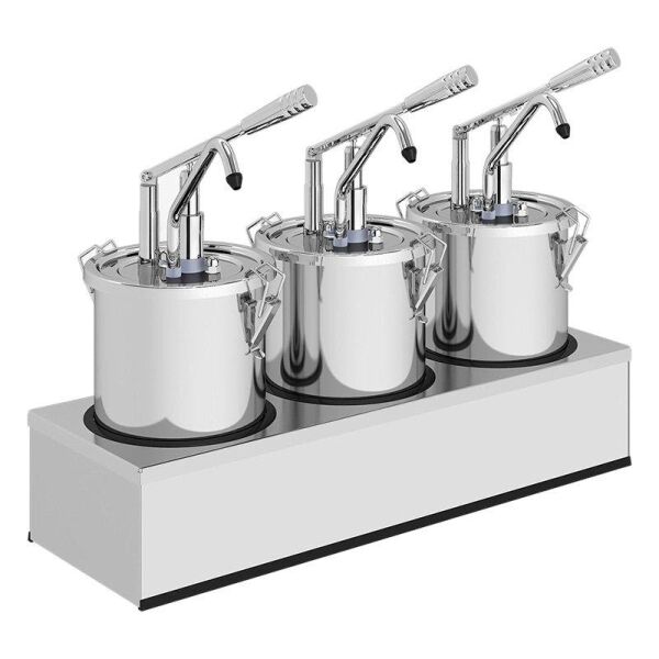 KD-001 Sos Pompası Üçlü Paslanmaz 4,5 L