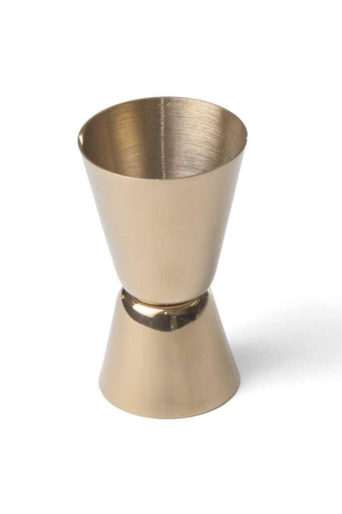 Biradlı Paslanmaz Çelik İkili Jigger 2/4 Cl Altın Brd-Ef-95 A