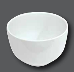 Globy Açık Büfe Melamin Derin Kase Beyaz 18 cm